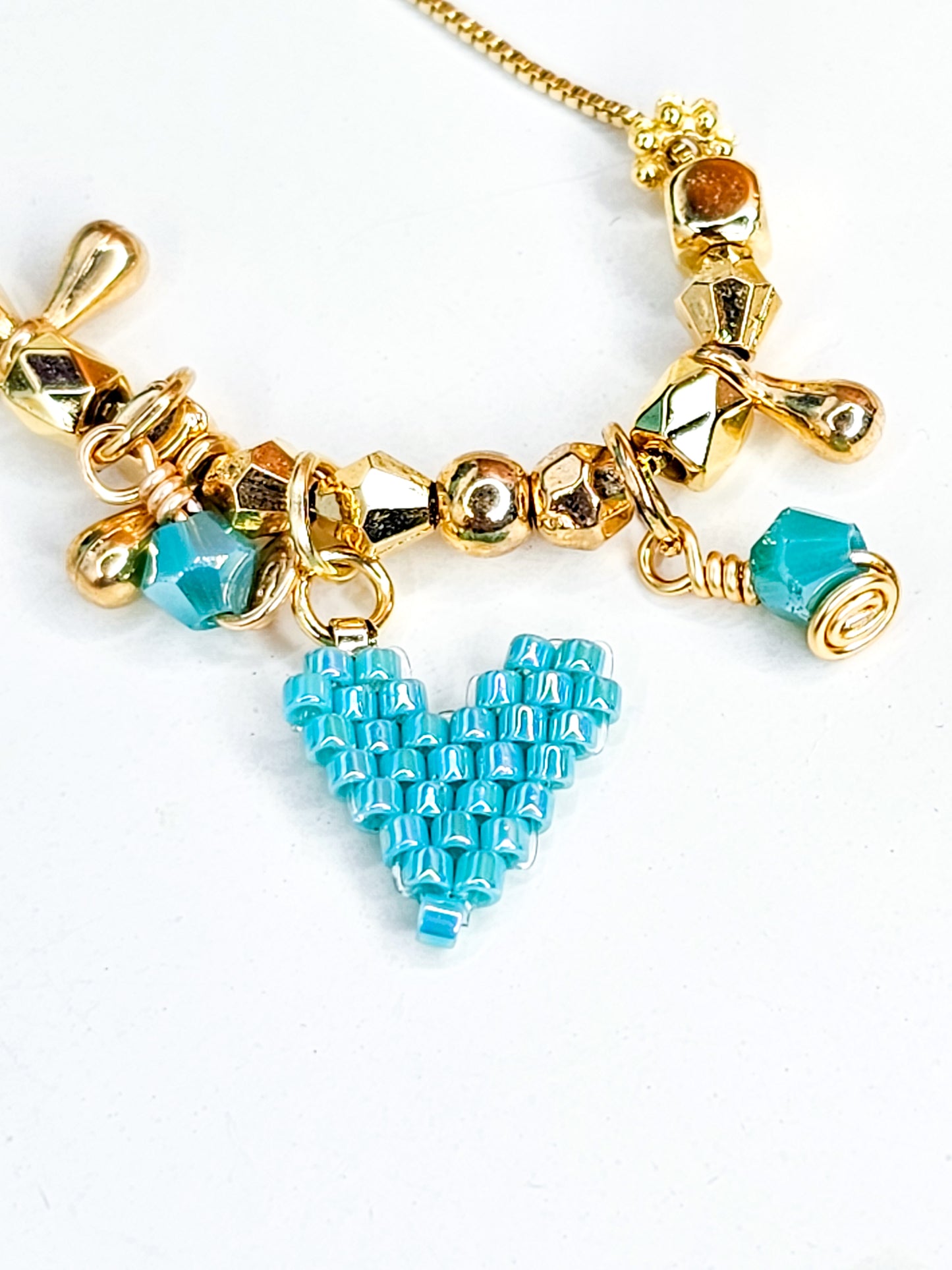 turquoise heart necklace