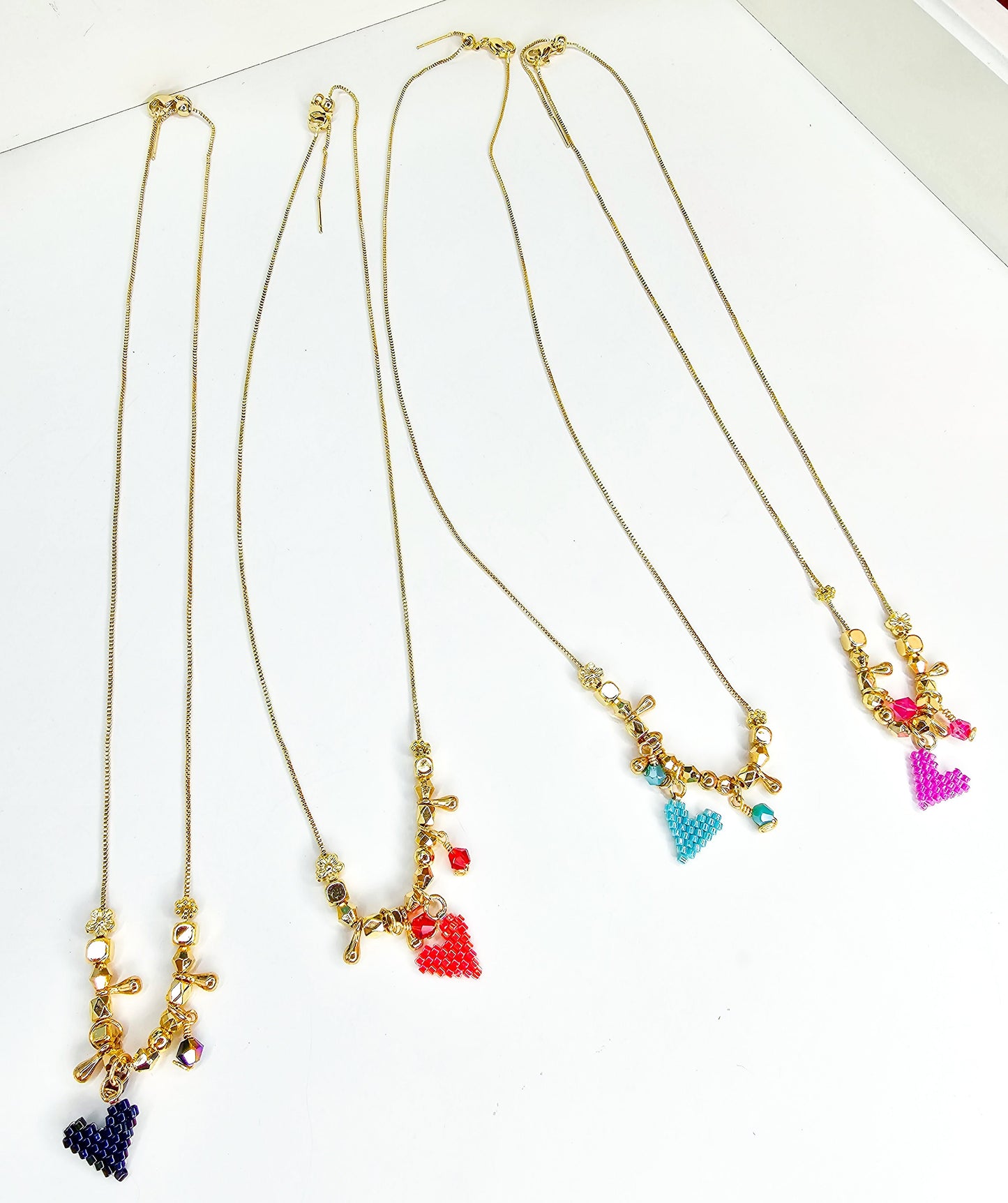 heart chain necklace