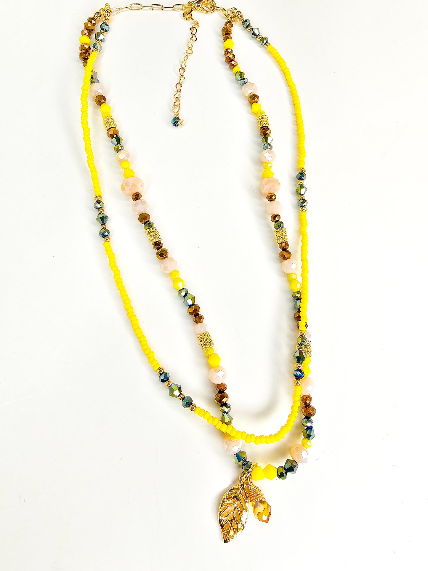 Leaf Fall Layered Necklace