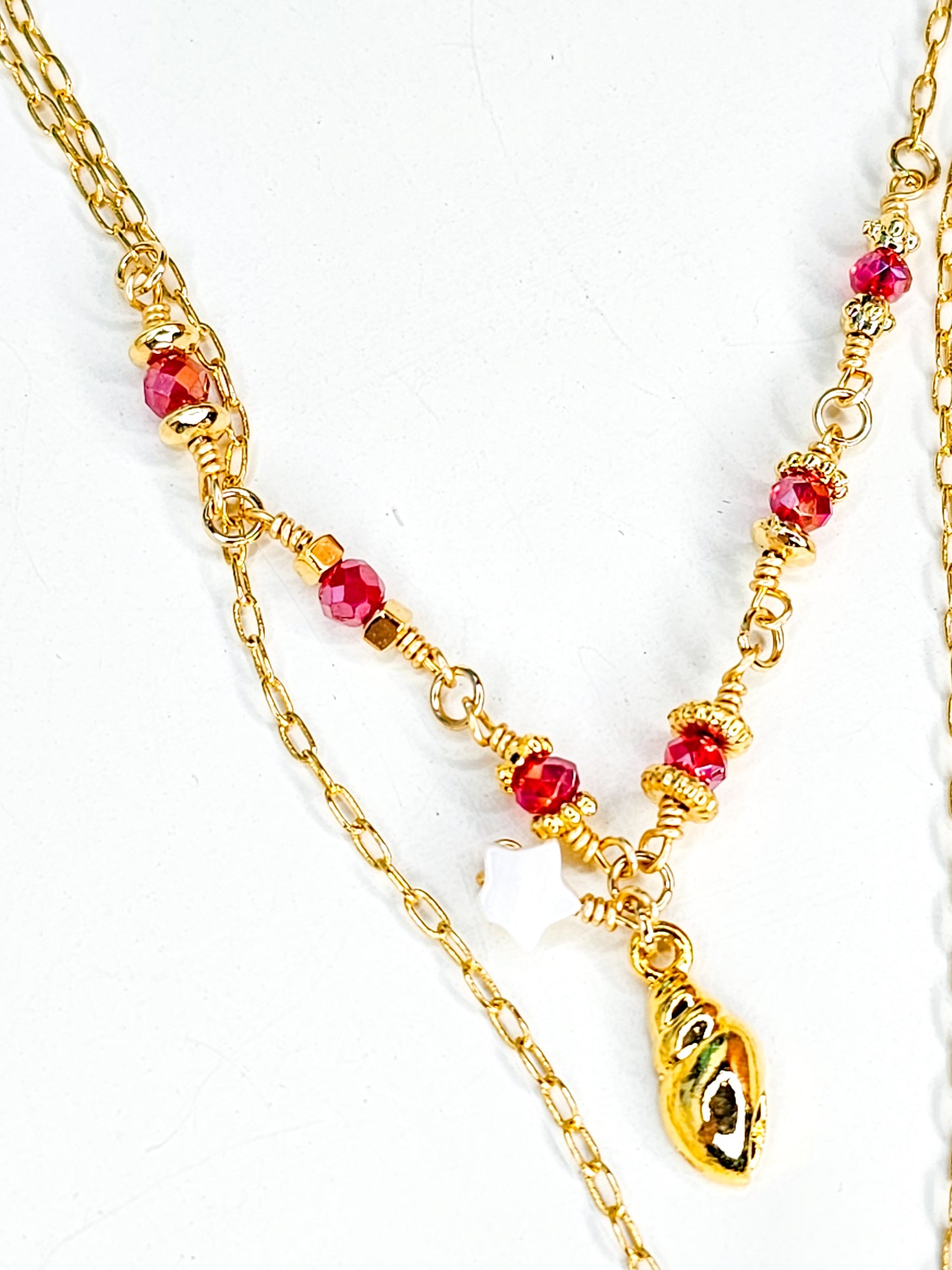 Strawberry Layered Necklace