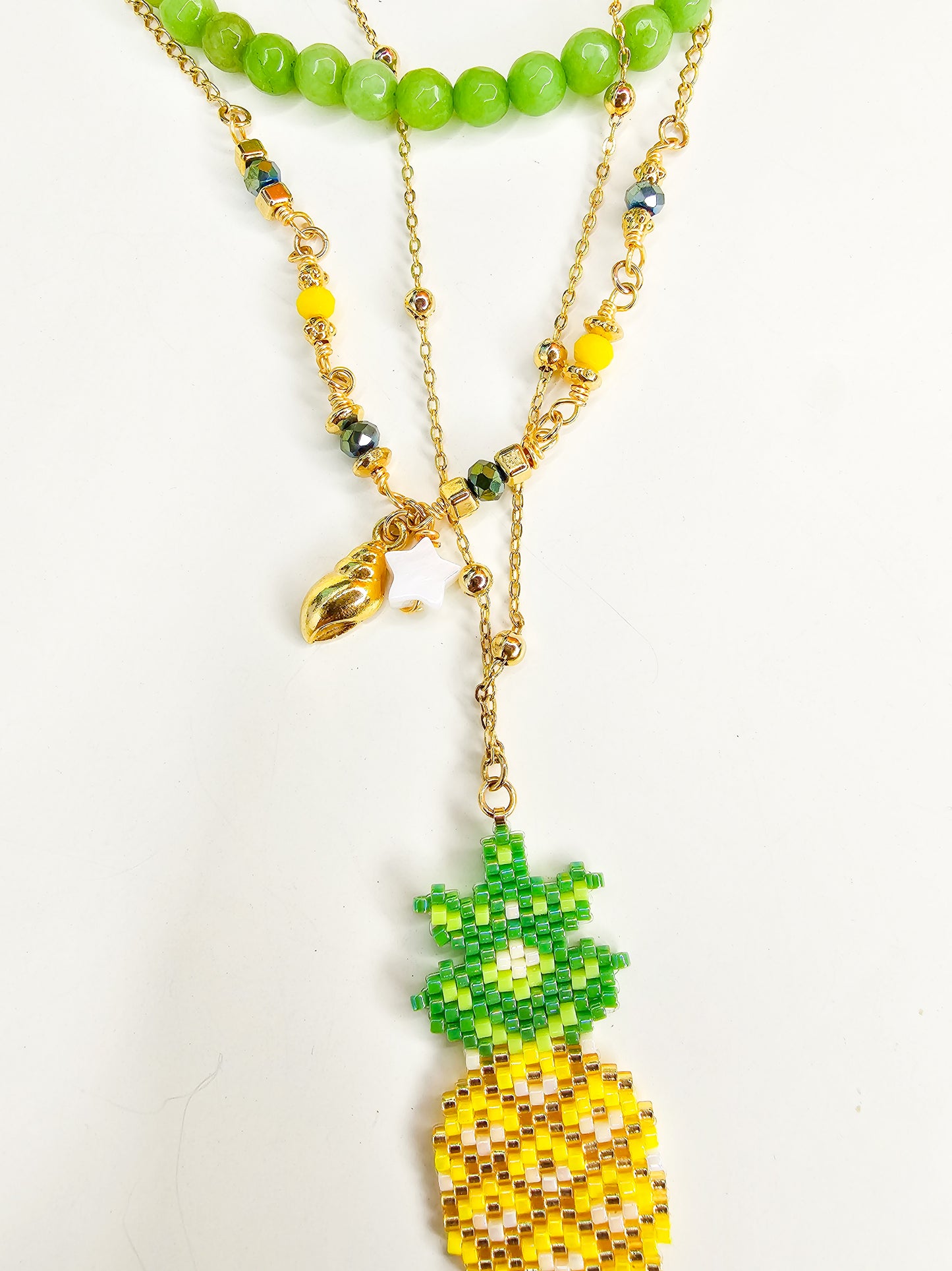 Pineapple Layered Necklace