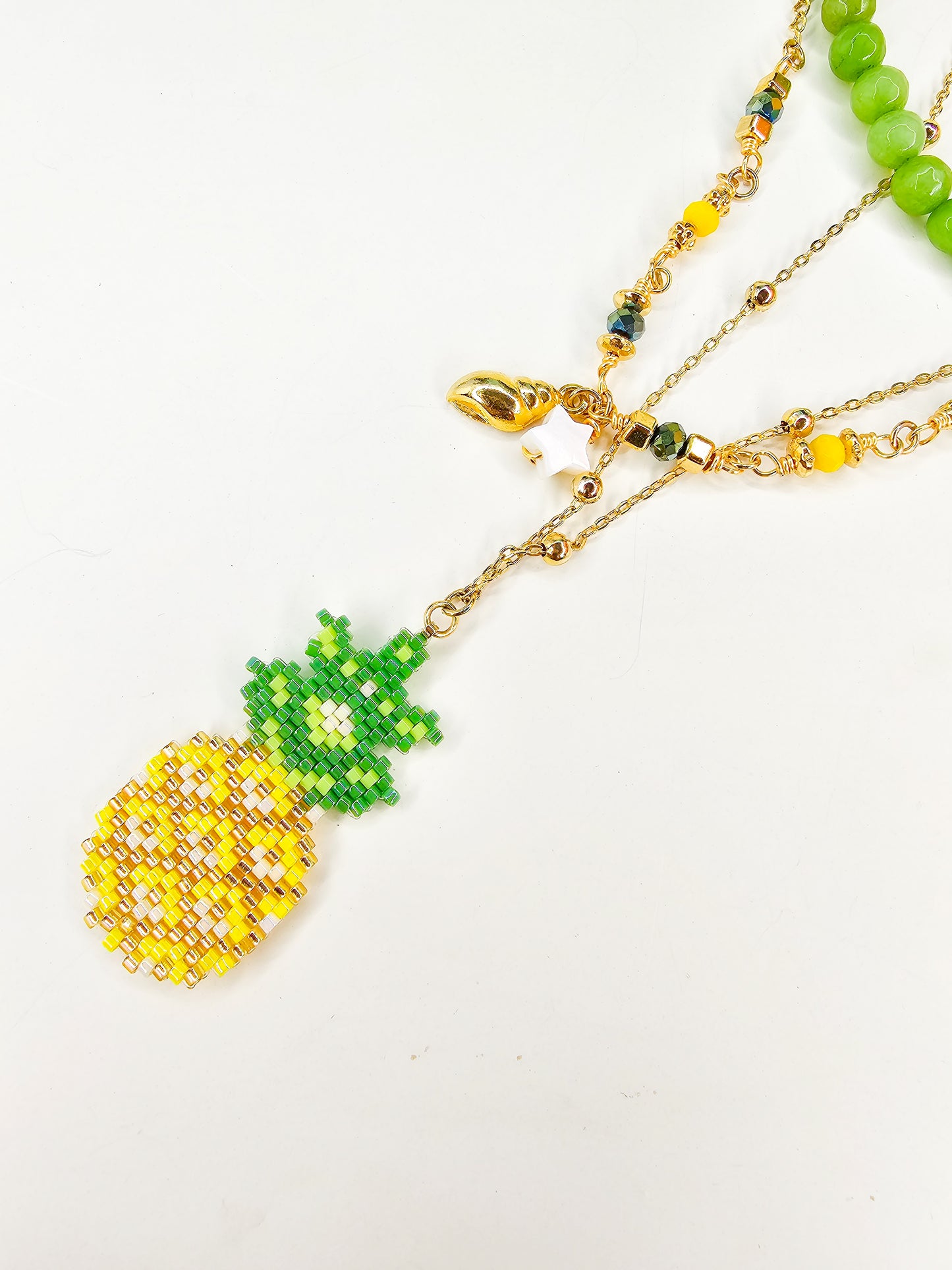 Pineapple Layered Necklace