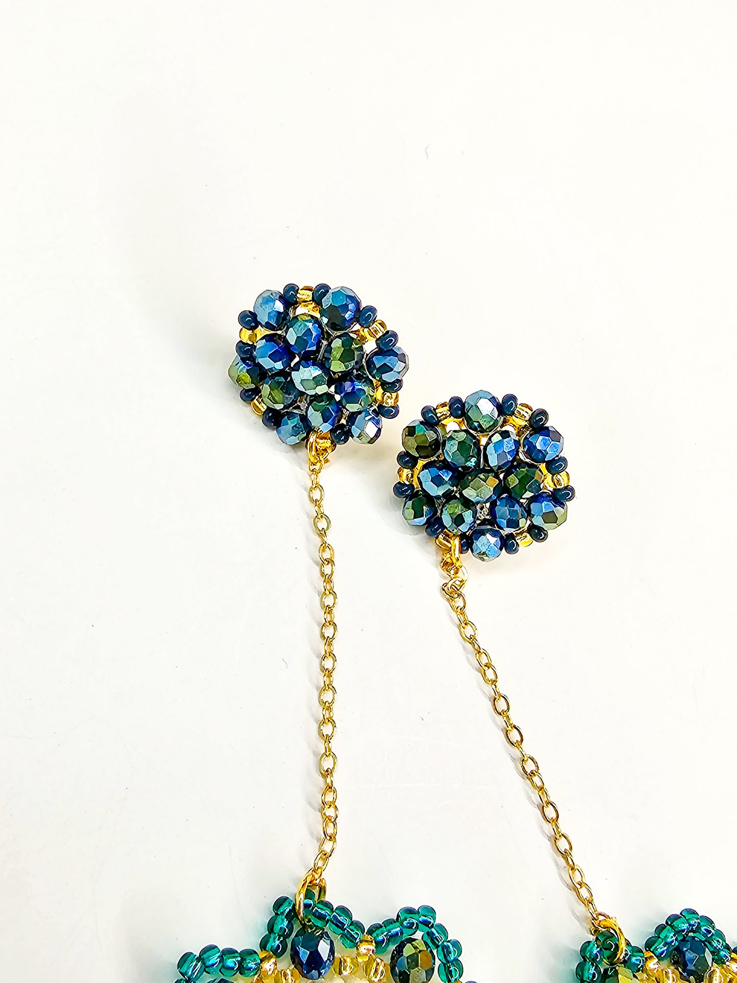 Sunflower Long Earrings