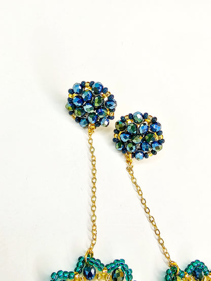 Sunflower Long Earrings