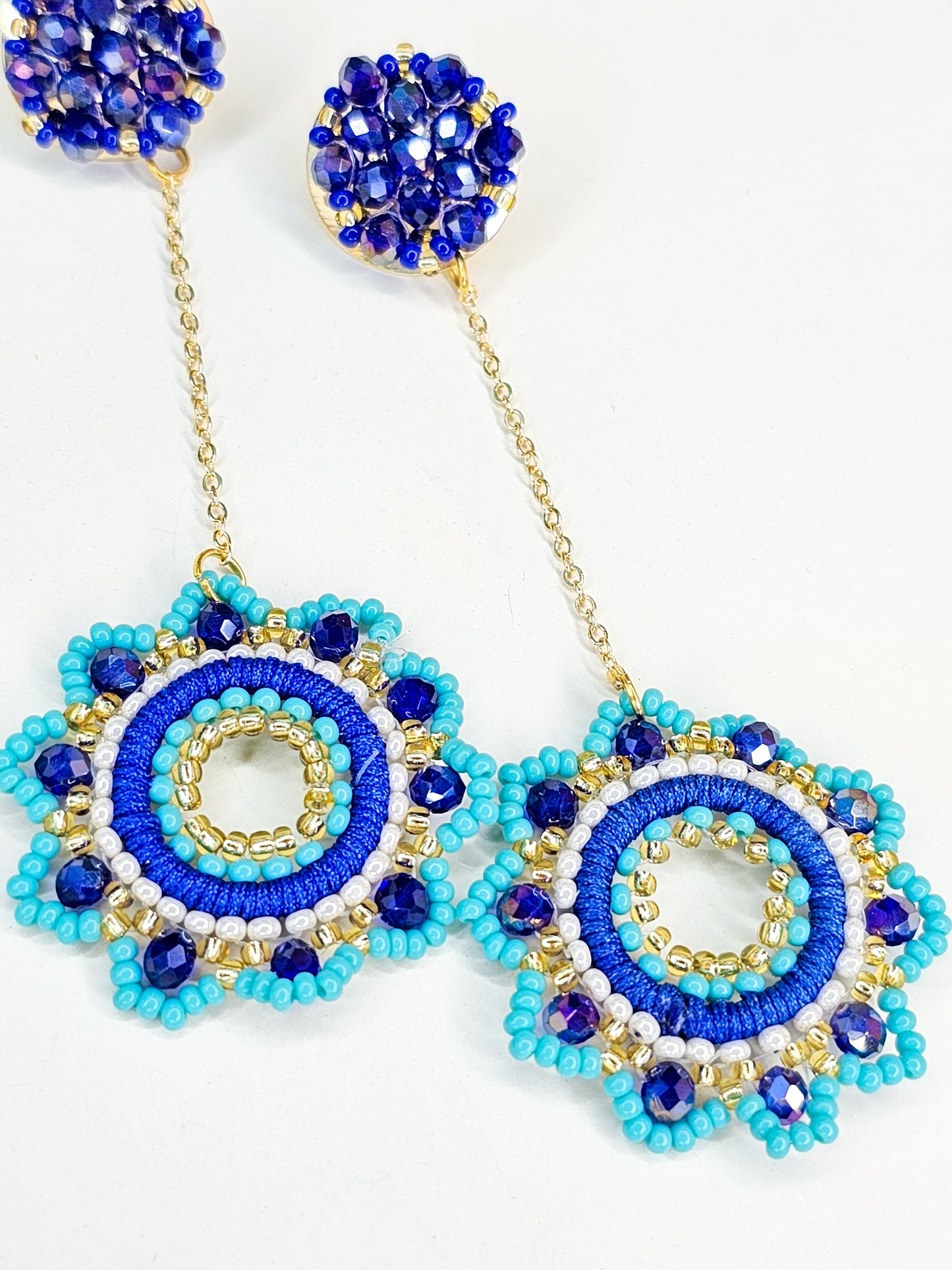 Sunflower Long Earrings