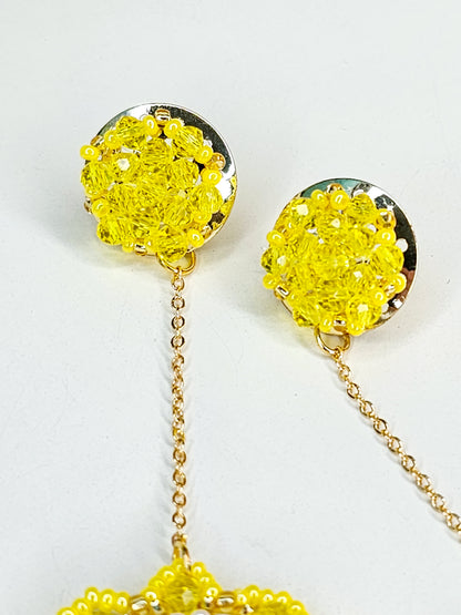 Sunflower Long Earrings