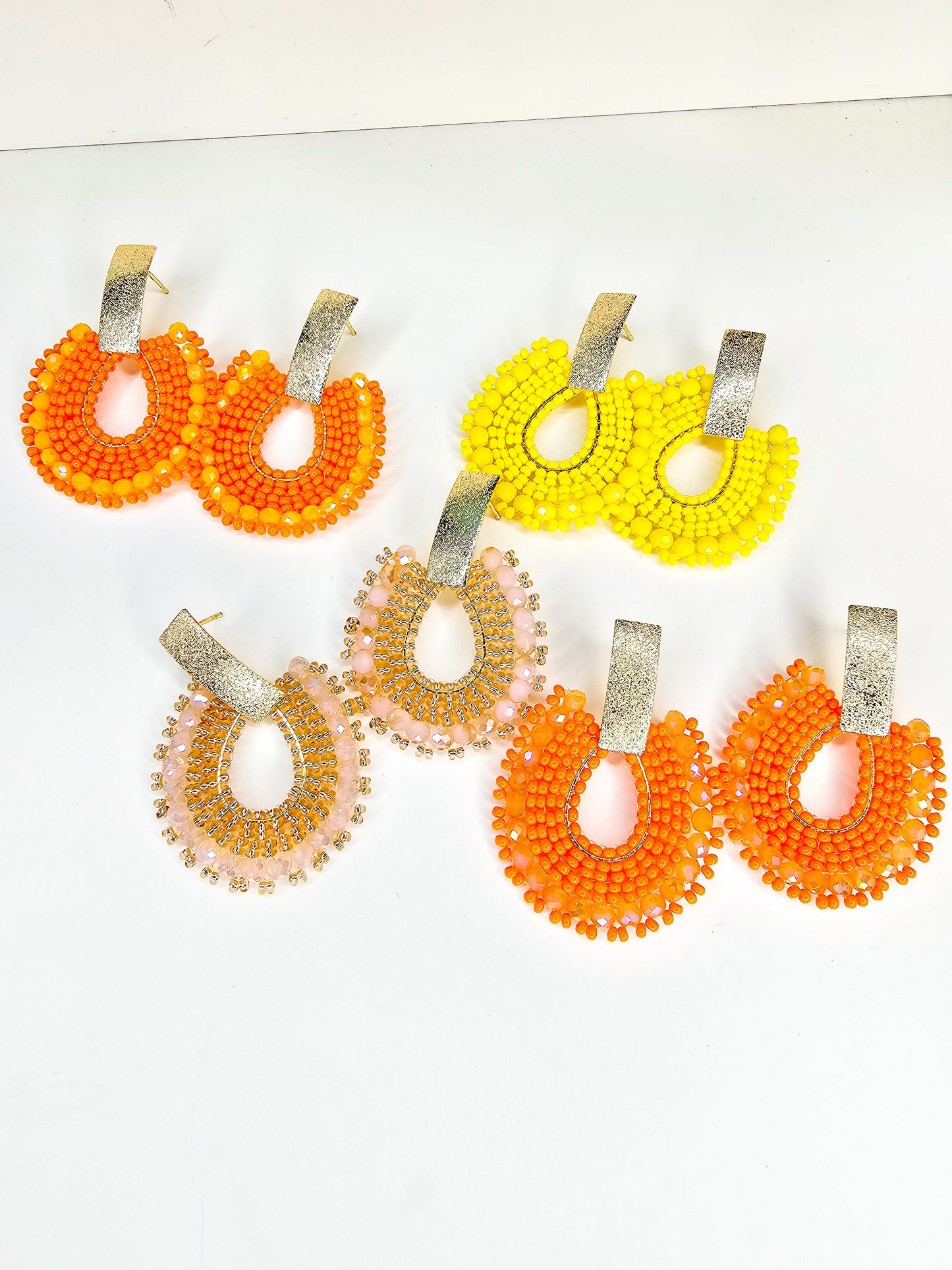 Summer Colors Teardrop Earrings