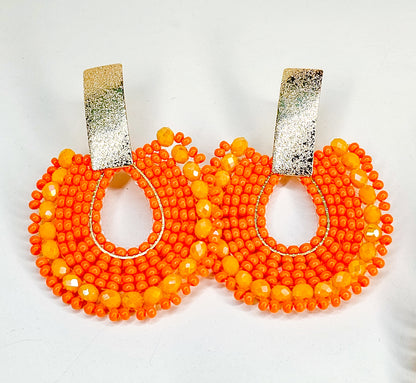 Summer Colors Teardrop Earrings