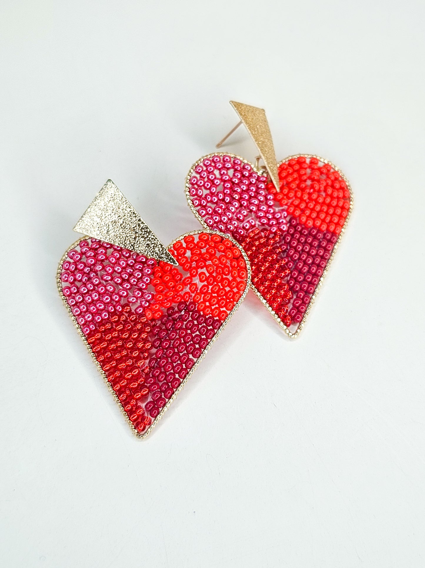 Large  Red Beaded Heart