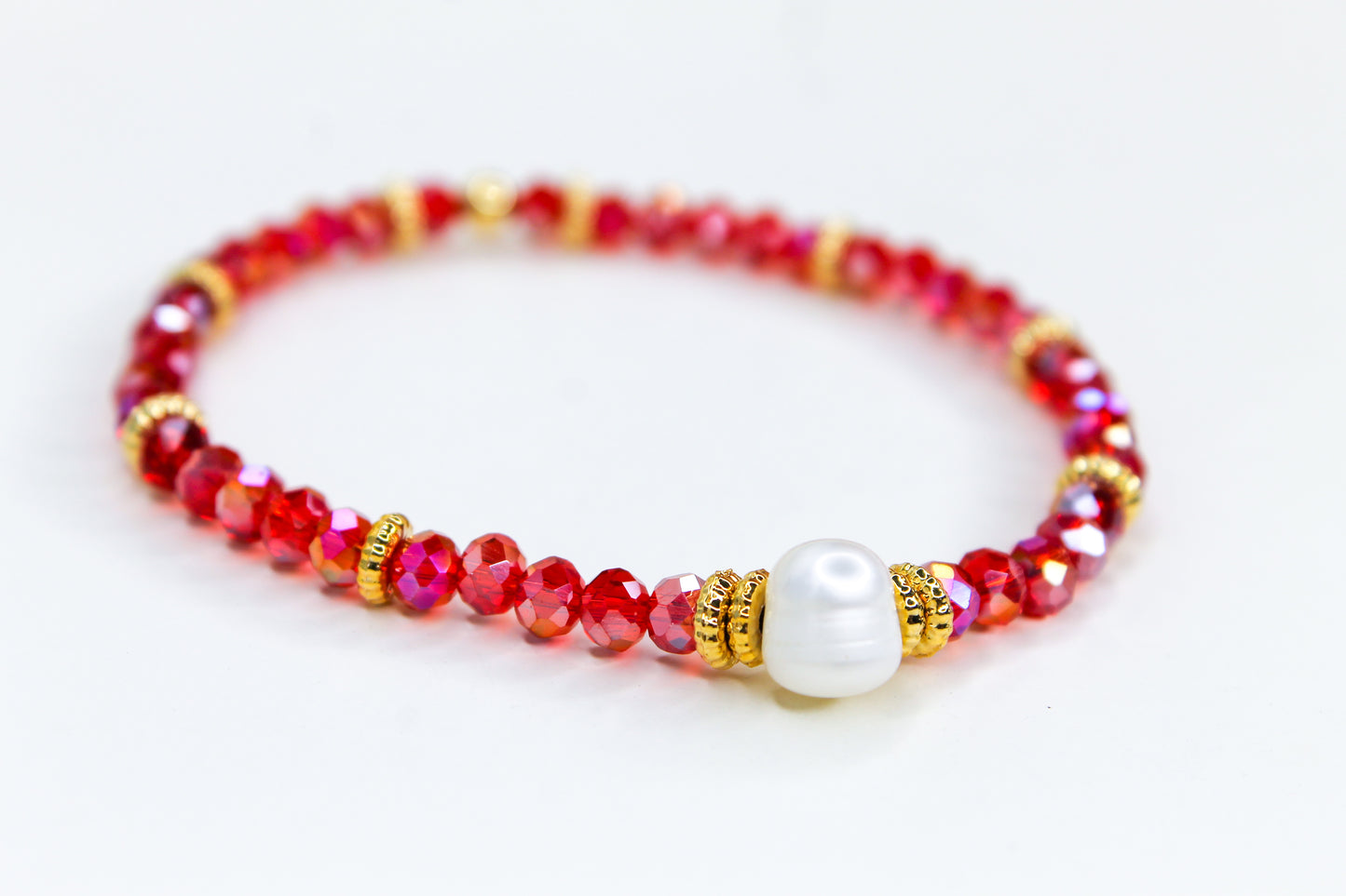 Pearl & Crystal Bracelet