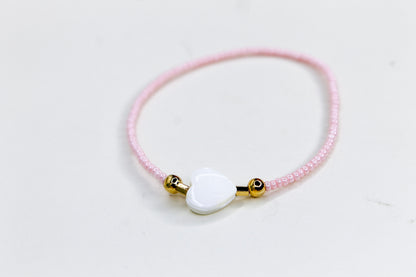 baby pink bracelet