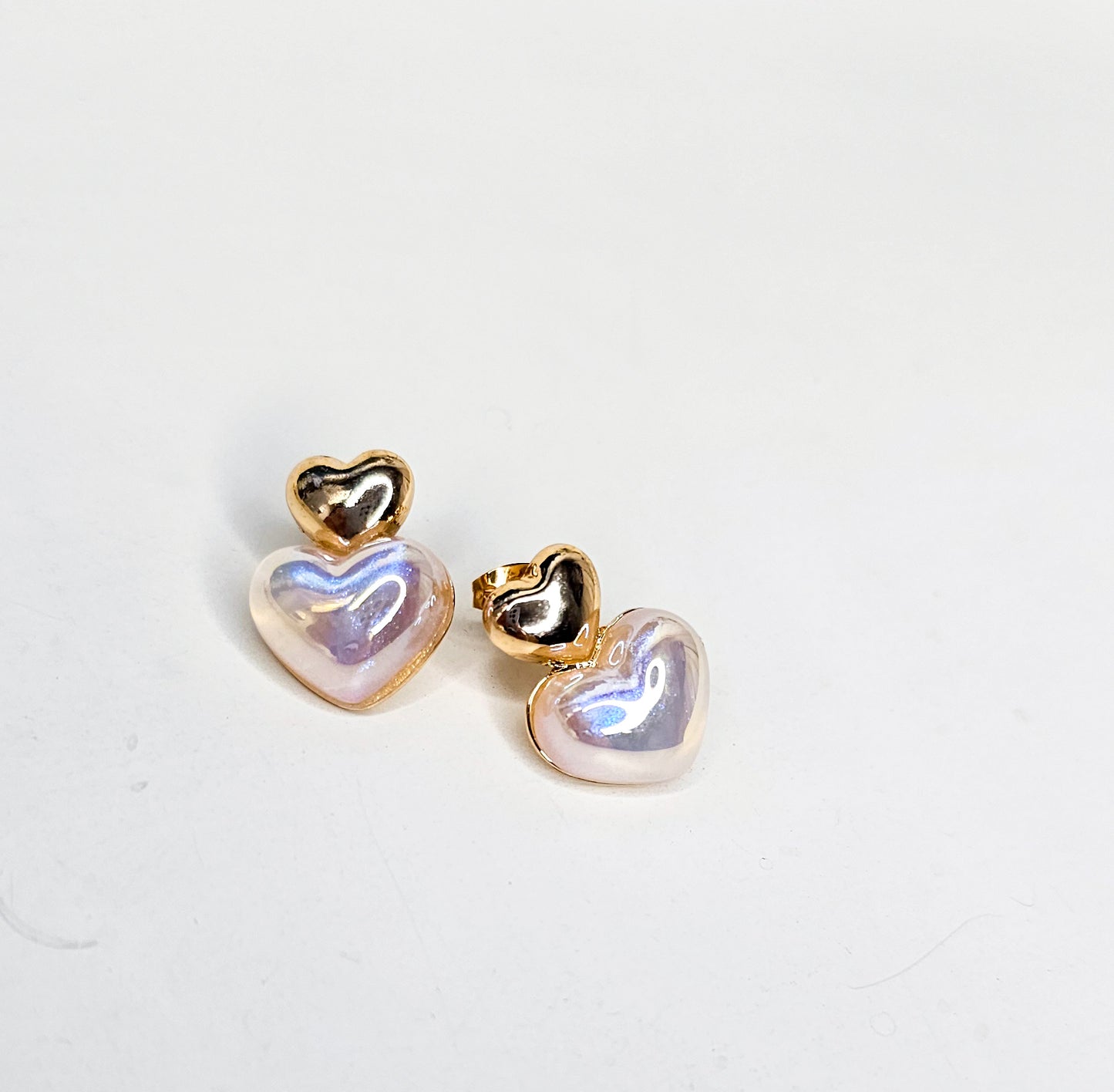 Delicate Small  Heart Earrings