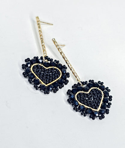 Heart Long Earrings