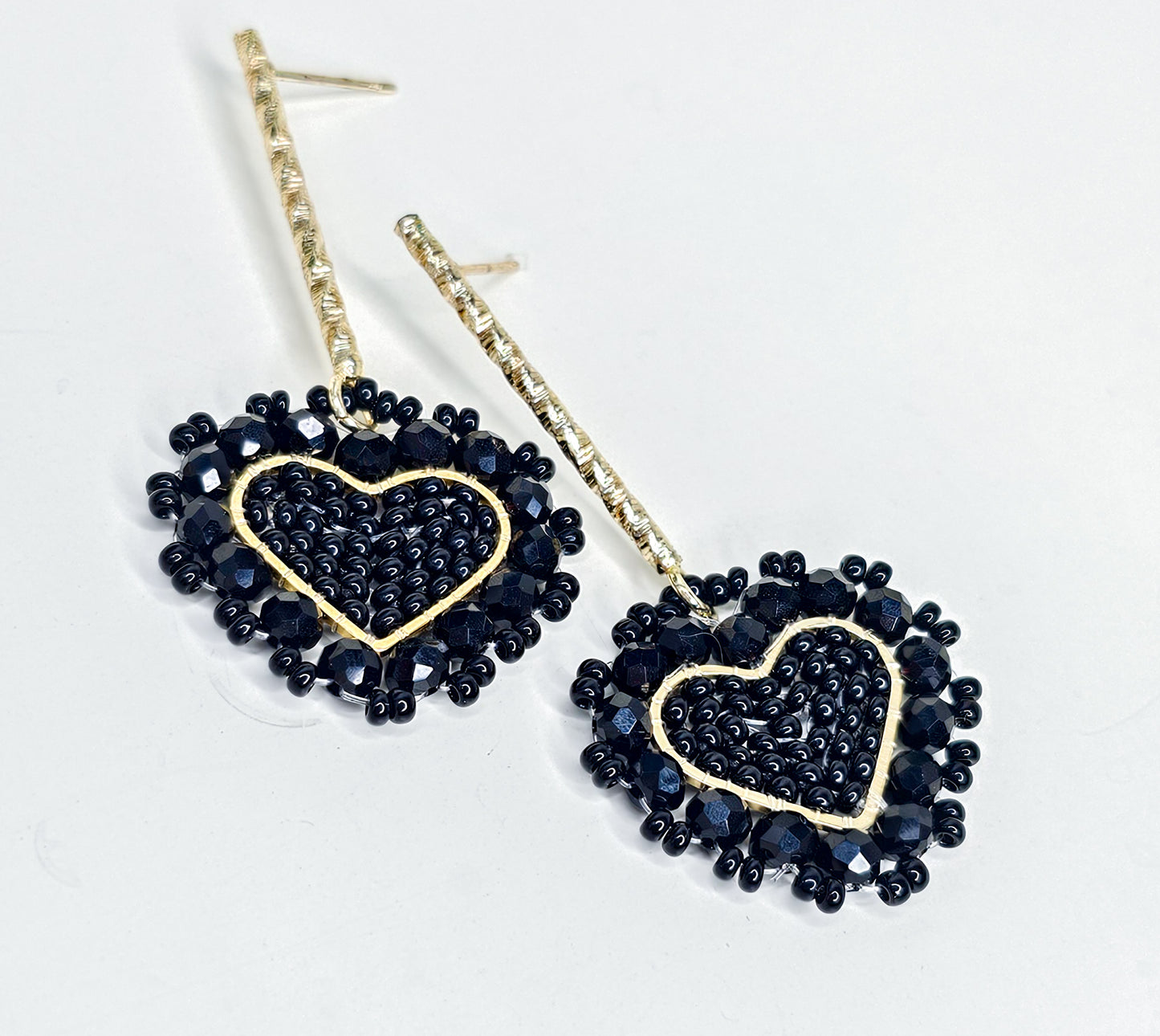 Heart Long Earrings