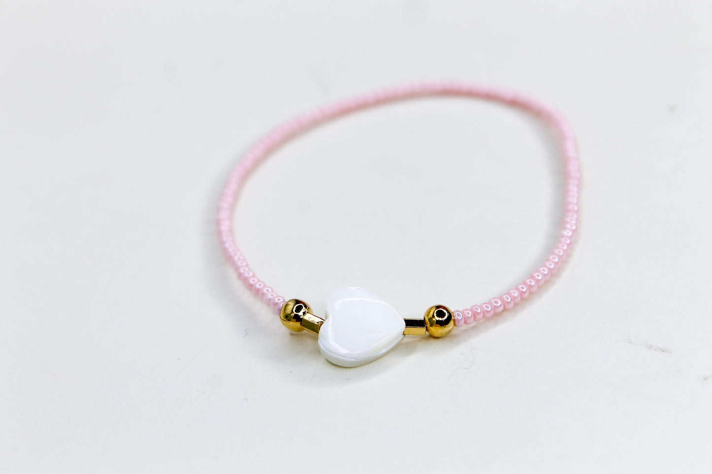 Mininalist Heart Bracelet, Colorful Heart Bracelet