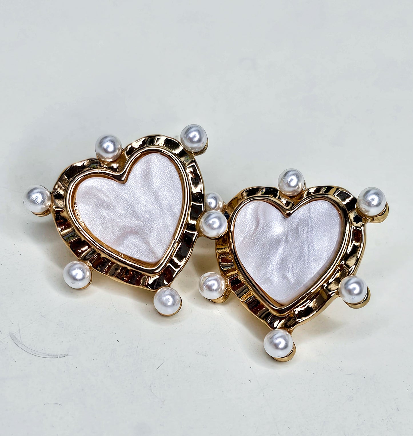 Stud Heart Earrings