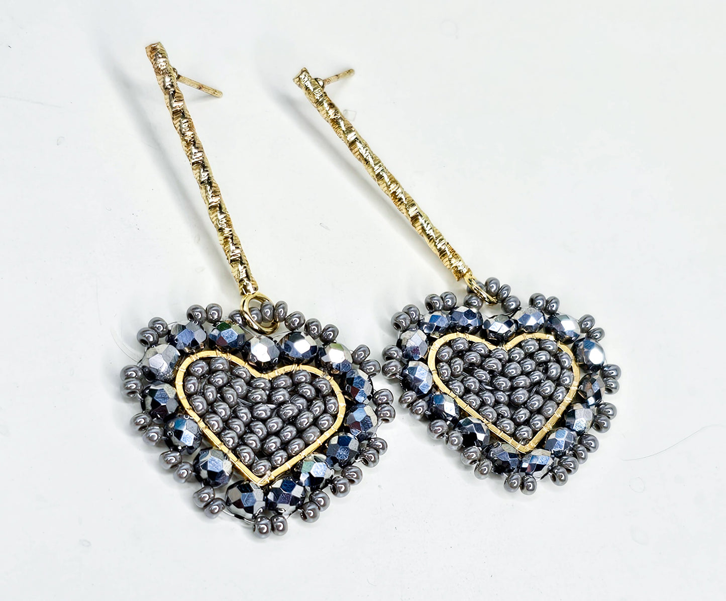 Heart Long Earrings