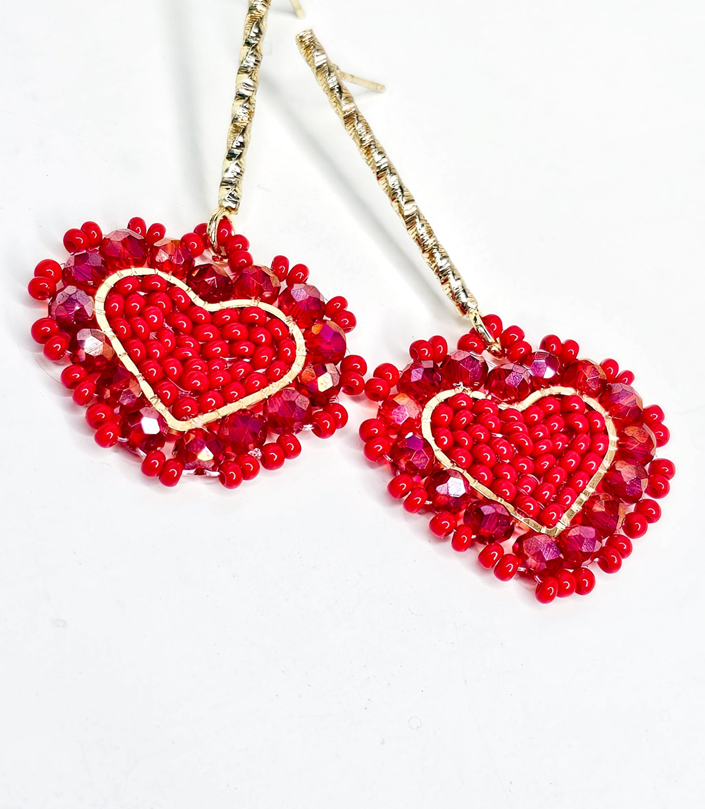 Heart Long Earrings