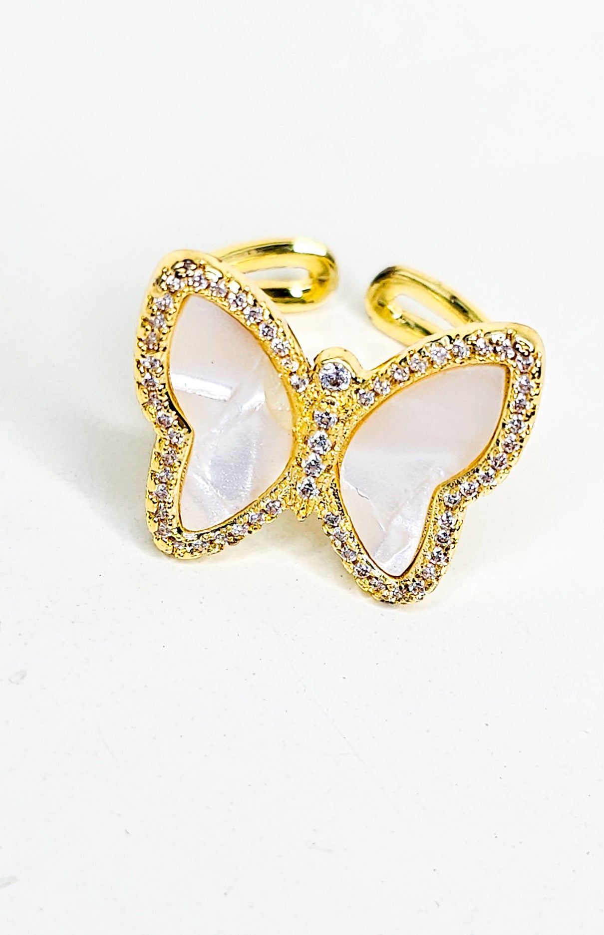 Butterfly Gold Plated Ring