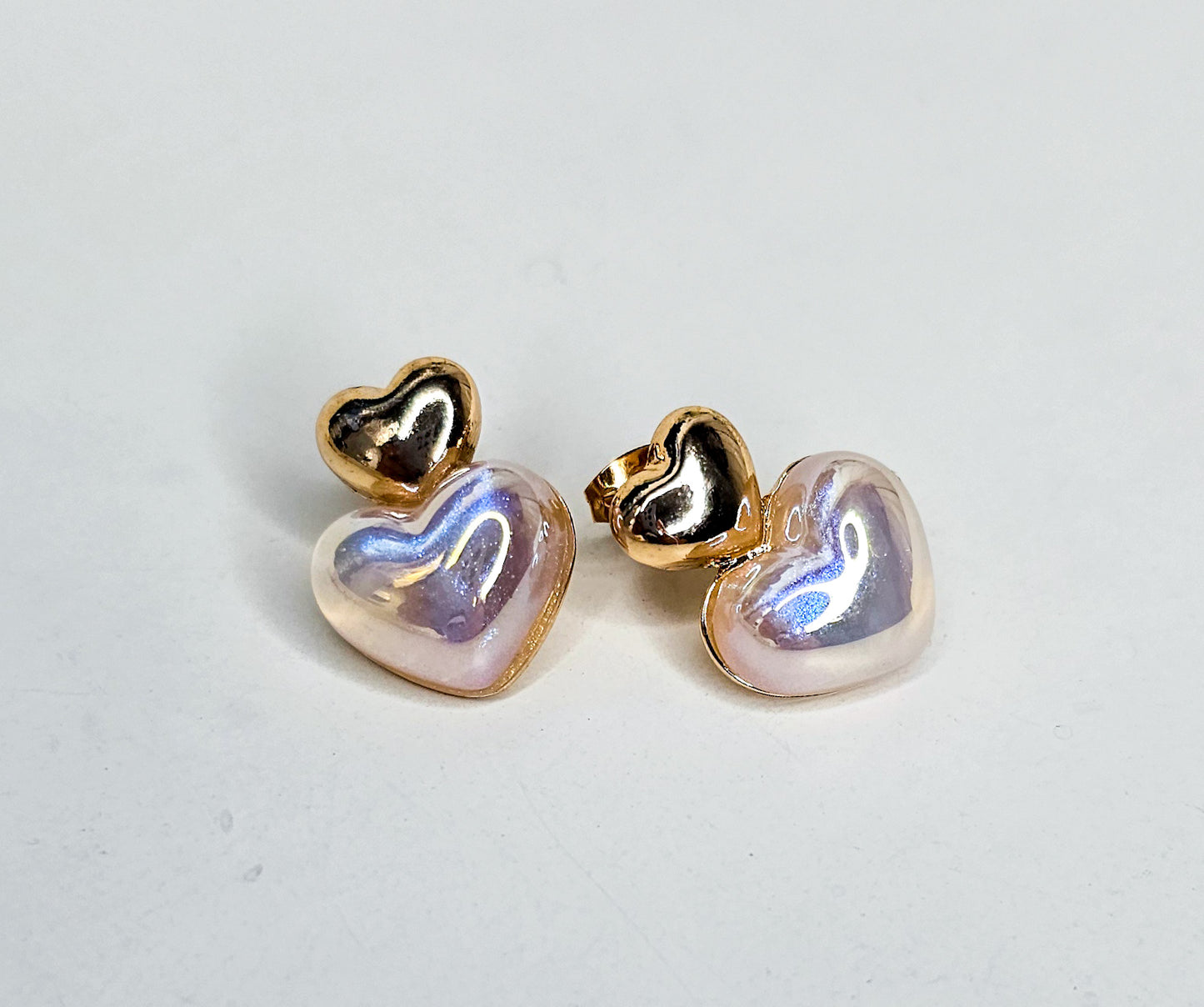 Delicate Small  Heart Earrings