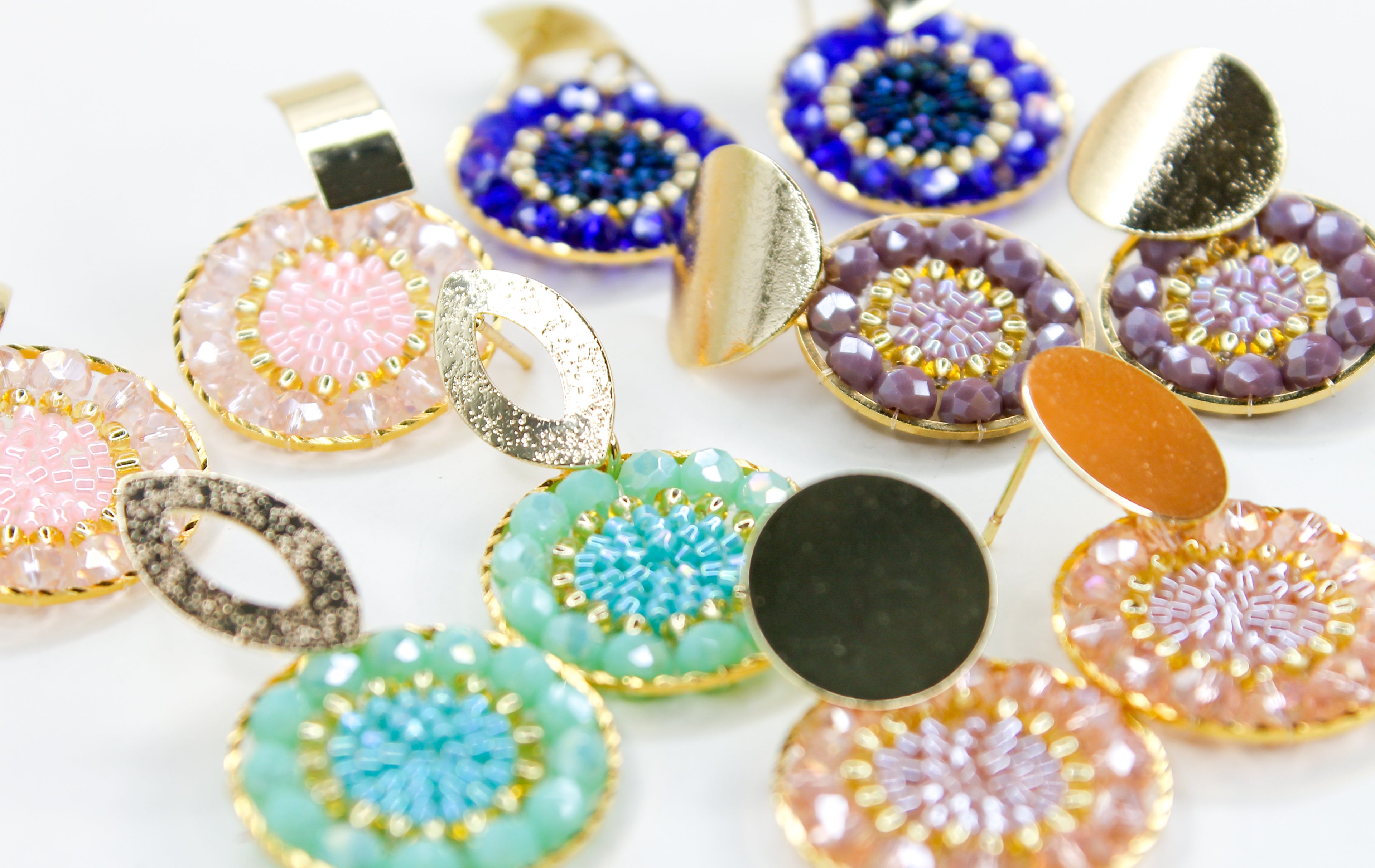 small round earrings