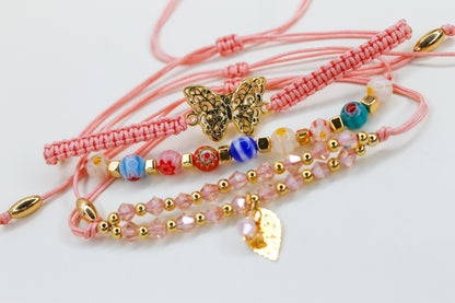 Women String Bracelet Set