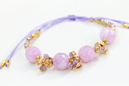 Pink Agata Bracelet