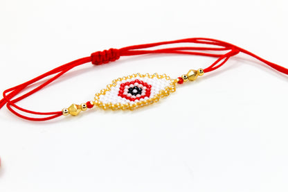 Beaded Evil Eye, Fashion  Protection Bracelet