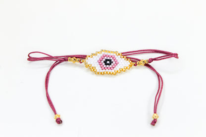 Beaded Evil Eye, Fashion  Protection Bracelet