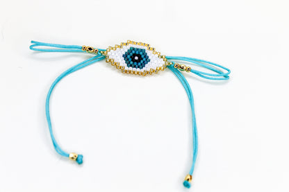 Beaded Evil Eye, Fashion  Protection Bracelet