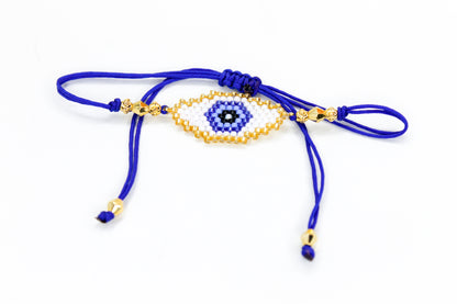 Beaded Evil Eye, Fashion  Protection Bracelet