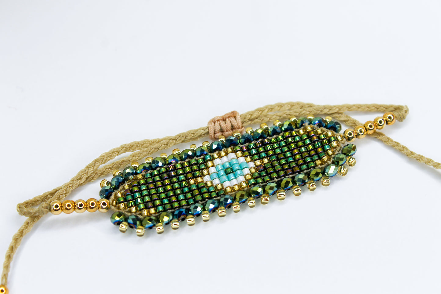 Beaded Evil Eye Bracelet, Fashion Protection Bracelet