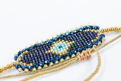 Beaded Evil Eye Bracelet, Fashion Protection Bracelet