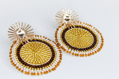 Full Sun Statement Earrings