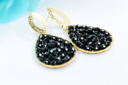 Tear Shape Beaded Earring