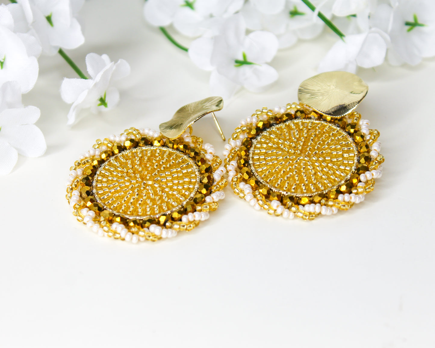 Gold Love Earrings