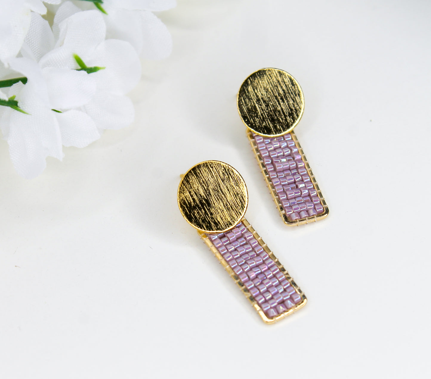 Small Rectangle Earrings