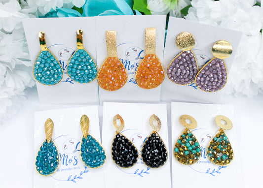 teardrop earrings